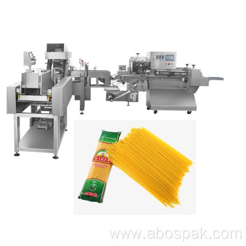 automatic spaghetti flow filling weighing packaging machine